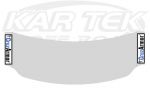 Cruz Armor TO-001S Light Smoke Impact Helmet Self Healing Adhesive Day To Night One Shot Tear Off