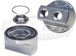 Derale 15703 Oil Filter Conversion Adapter For 3/4"-16 Thread 1/2" NPT Pipe Thread Inlet / Outlet