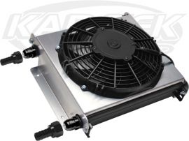 Derale Hyper Cool Cooler with -8AN Inlets Derale Hyper Cool Cooler with -8AN Inlets