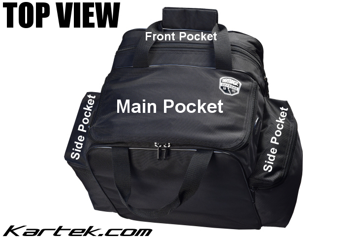 Dirt Bagz 34-001 four pocket medium driver bag for helmets gloves shoes and fire suits Dirt Bagz 34-001 four pocket medium driver bag for helmets gloves shoes and fire suits