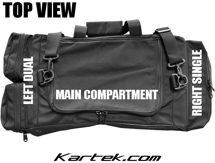 Dirt Bagz 35-001 eight pocket large driver bag for helmets gloves shoes and fire suits Dirt Bagz 35-001 eight pocket large driver bag for helmets gloves shoes and fire suits