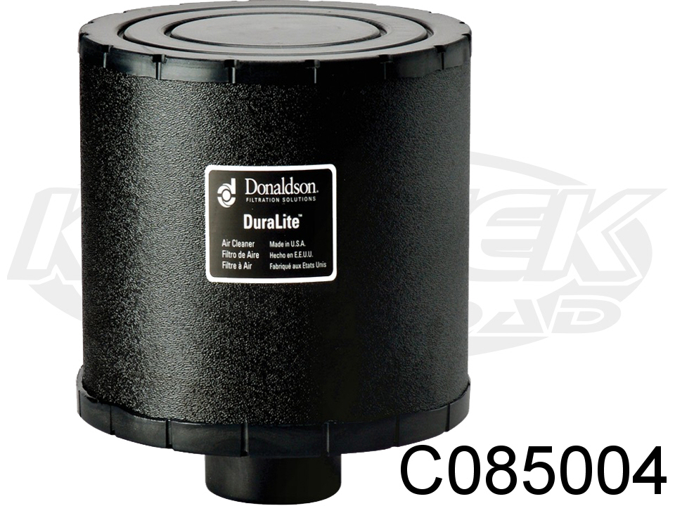 Donaldson C085004 DuraLite Air Filter 81/2" Diameter 91/2" Long 3" Opening Kartek OffRoad