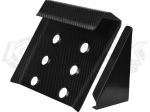 EBBCO Offroad 3 Piece Ultralight Weight Dimple Died Carbon Fiber Passenger Foot Rest With Toe Catch