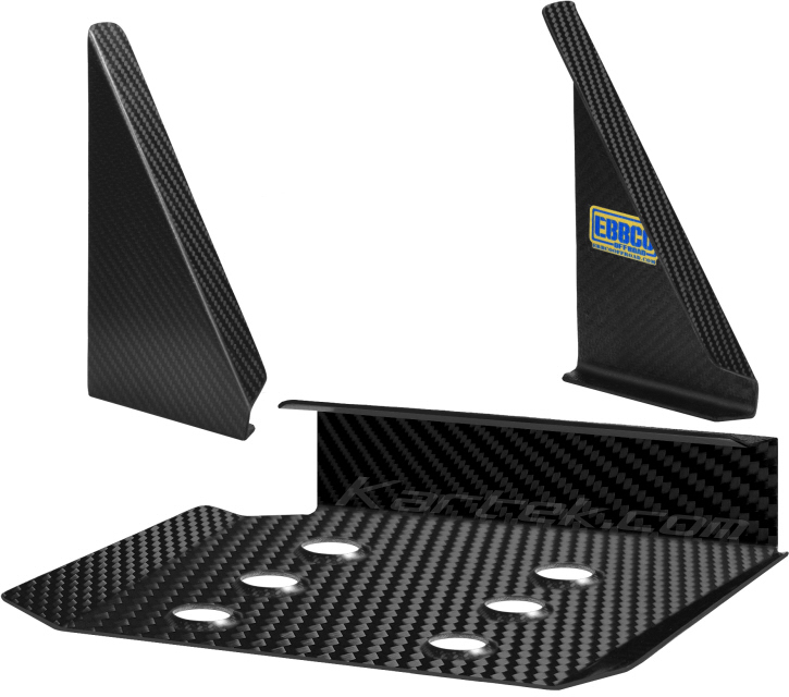 EBBCO off-road 3 piece ultra light weight dimple died carbon fiber passenger foot rest with toe catch ebbco offroad 3 piece ultra light weight dimple died carbon fiber passenger foot rest with toe catch