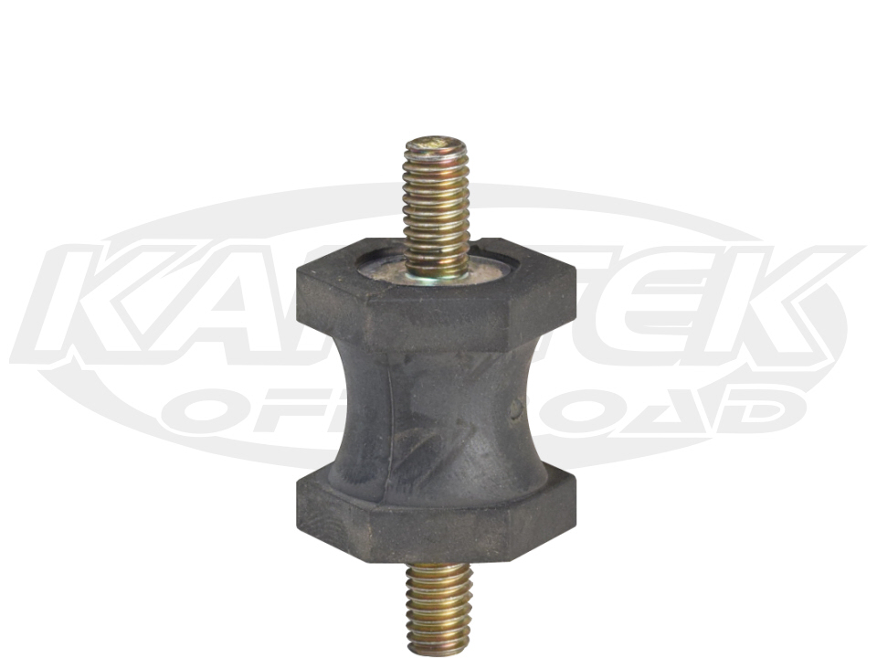 EMPI 00-9259-7 Rubber Vibration Isolating Mount 6mm-1.0 Male To 6mm-1.0 Male 1" Diameter 15/16" Tall