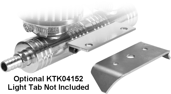 EMPI 16-5153-0 billet aluminum engine breather box mounting tab