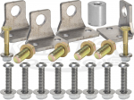 Felix Engineering Bolt On Floor Mount Hardware Kit For Their Linear Actuator Adjustable Seat Sliders