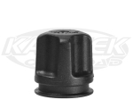 Fox 010-00-051-0 Economy Black Nylon Plastic Schrader Air Valve Cap Uses 029-03-014 O-Ring