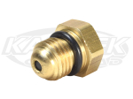 Fox 7/16"-20 Schrader Valve To Rubber Pellet Conversion Kit Allows Needle Tool In Place Of Schrader