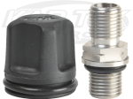 Fox Shocks 5/16"-32 ORB Stainless Steel Schrader Air Valve Stem Complete With O-Ring, Core And Cap
