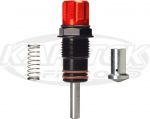 Fox Shocks 3/4 Inch Bypass Tube Red Rebound Side Adjuster Quick Adjusting Finger Knob
