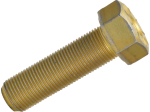 Grade 9 Fine Thread 1/2"-20 Hex Bolt 1" Long f911 Foremost Threaded, PFC9 Porteous Fasteners, L9