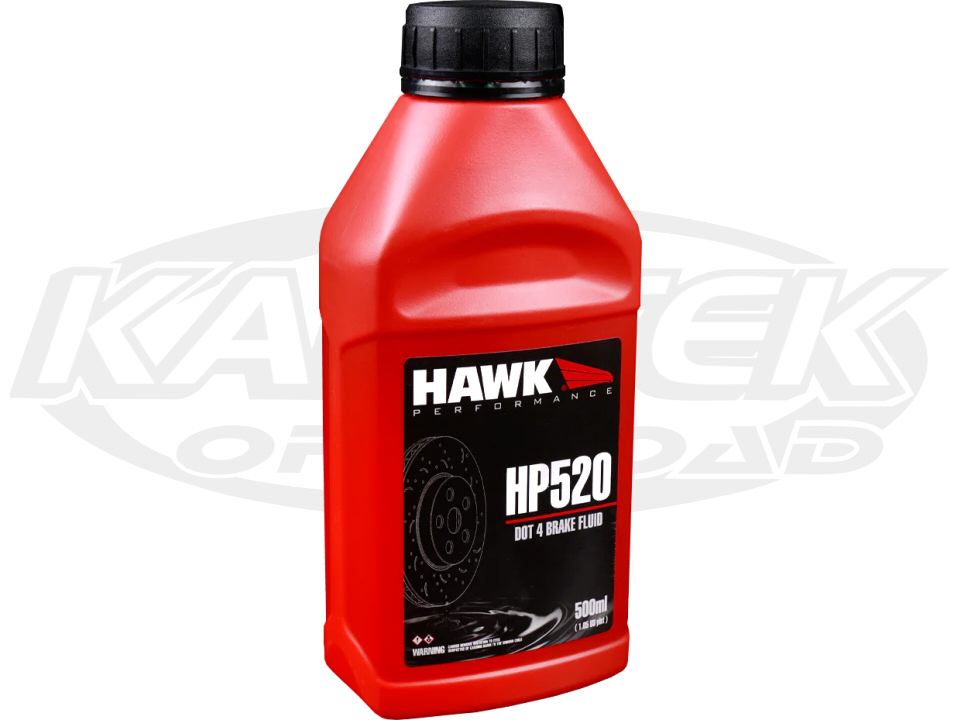 Hawk Performance HP520 DOT 4 Racing Brake Fluid 500ml Typical Boiling Points 356 Degrees Wet 500