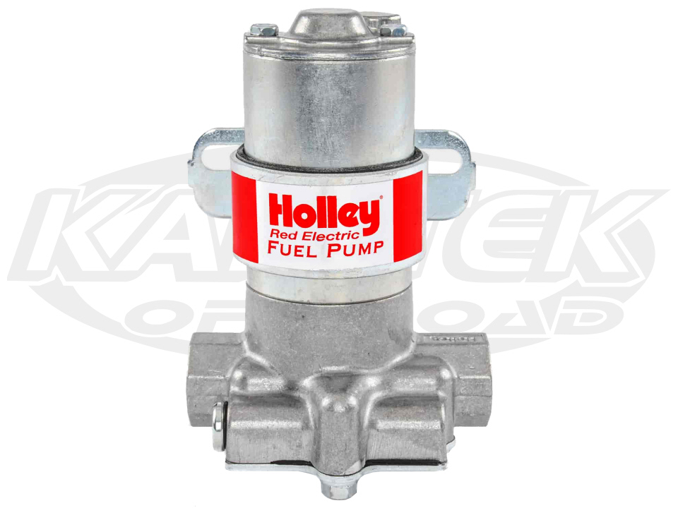 Holley 128011 Red Electric Fuel Pump For Carbureted Engines 97 GPH Maximum Pressure 7 PSI