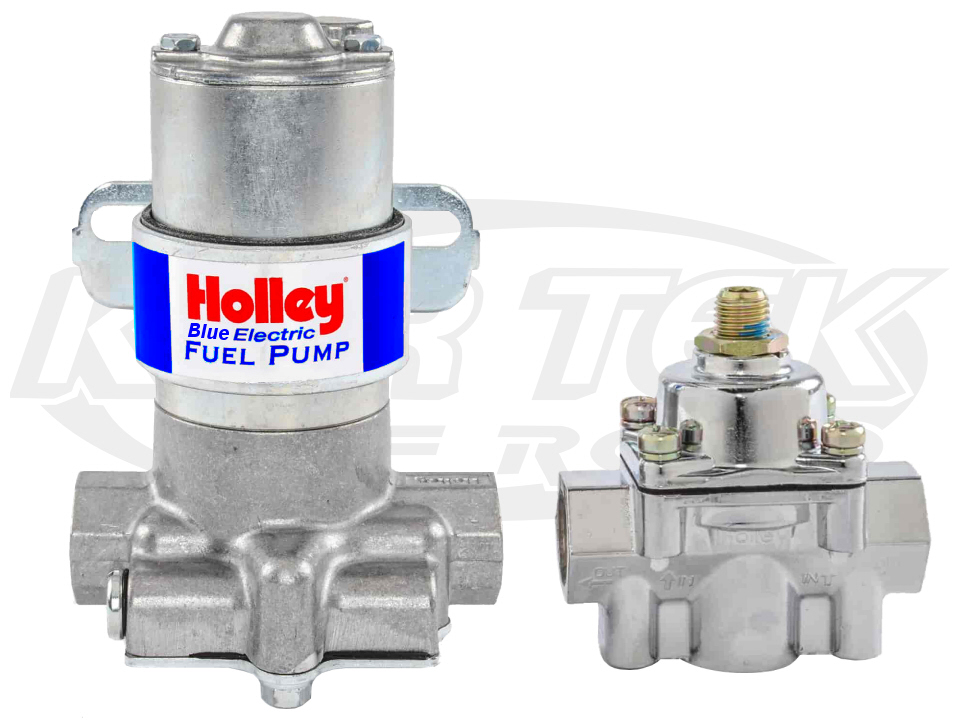 Holley 128021 Blue Electric Fuel Pump For Carbureted Engines 110 GPH
