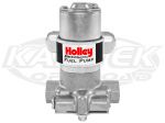Holley 12-815-1 Black Electric Fuel Pump For Carbureted Engines 140 GPH Maximum Pressure 14 PSI