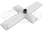 Holley 16-101 Cross Shaped 8" x 15" HydraMat Horizontal Fuel Pickup Prefilter With 3/8" NPT Fitting
