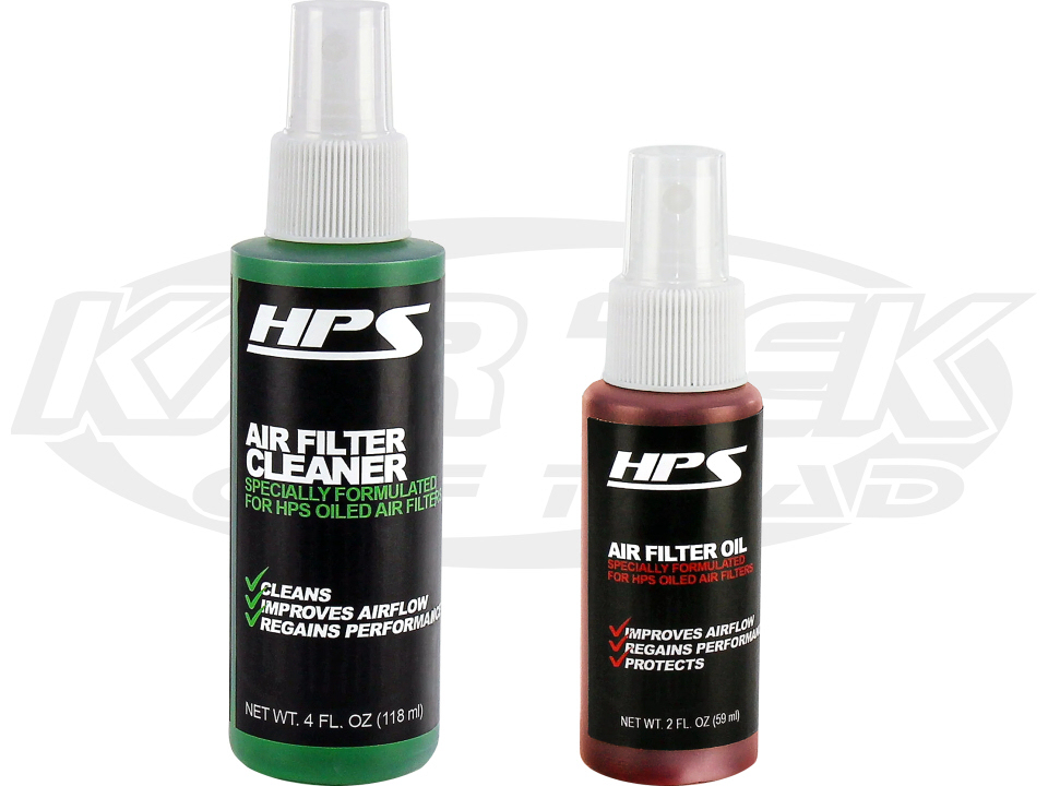 HPS Performance AFRC Air Filter Cleaning Kit Includes 4oz Cleaner Solution And 2oz Red Filter