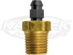 Jamar Performance Replacement Brass 1/8" NPT Bleeder Screw Nut And Steel 1/4"-28 Insert