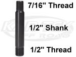 Kartek Off-Road Porsche 934 CV Joint Adapter Stud 7/16" Thread One Side 1/2" Thread Other Side