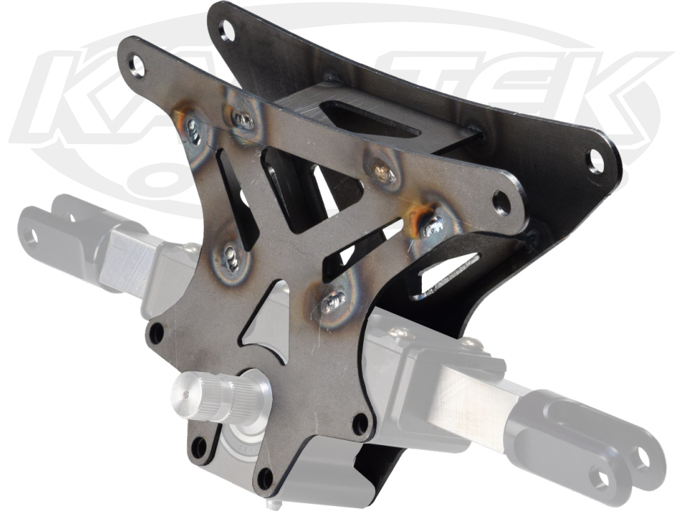 kartek off-road bolt-on mounting bracket for our tk1 mini buggy or trophy kart rack and pinions
