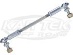 Kartek Offroad Heavy Duty 1/4" Thread 5-7/8" Long Dual Carburetor Linkage Bar Kit With Heims Joints