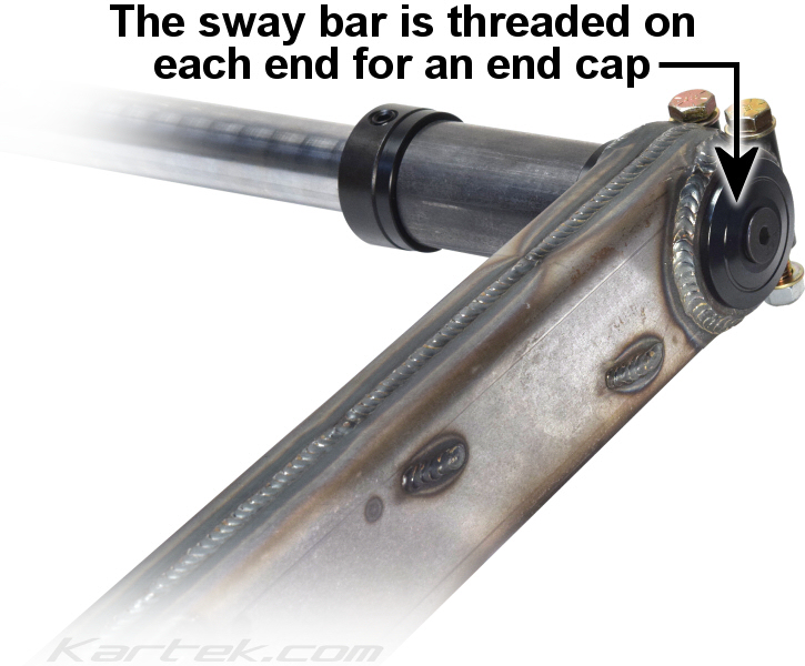 Kartek Offroad solid sway bars are threaded on each end Kartek Offroad solid sway bars are threaded on each end