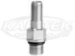 King Shocks CV-2106-101 Tall 3/8"-24 or AN #3 ORB O-Ring Boss Thread Steel Schrader Air Valve