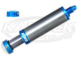 シャッター2+ドロップキック2 King Shocks Threaded Top Blue Anodized Hydraulic Bump Stops