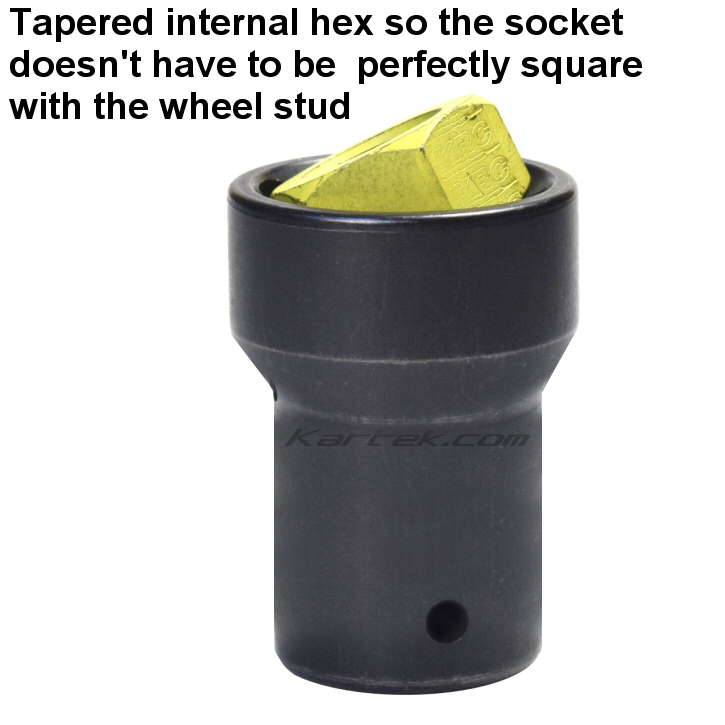 KRC Kluhsman Racing Components NG 1/2" Drive Spring Loaded 1" Socket Wrench Quickly Ejects Lug