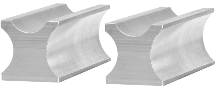 large aluminum bench vice soft jaws for King Fox or Sway-A-Way shock shafts