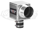 Manwelder Fab Air Filter Aluminum Box For 2" Throat Bocar, Brosol, EMPI, Solex Carbs With 4" Inlet