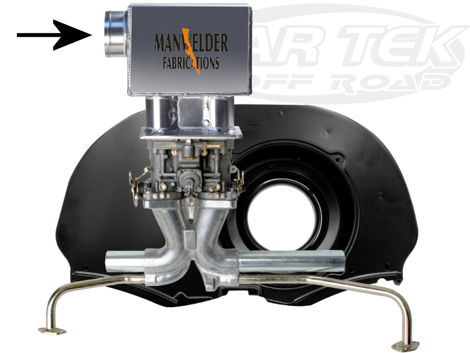 manwelder air filter aluminum air box for weber idf empi hpmx dellorto drla single or dual carburetors
