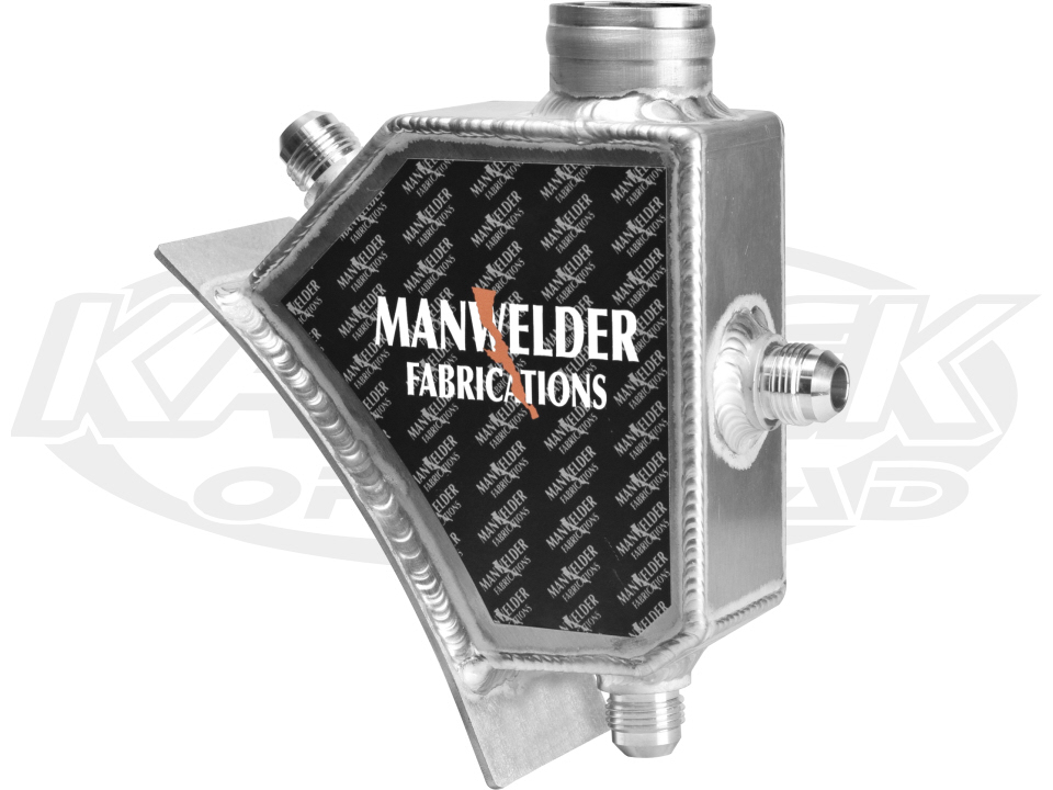 Manwelder Fabrications Volkswagen engine breather box radiused for the side of a 36 HP style VW dog house fan shroud