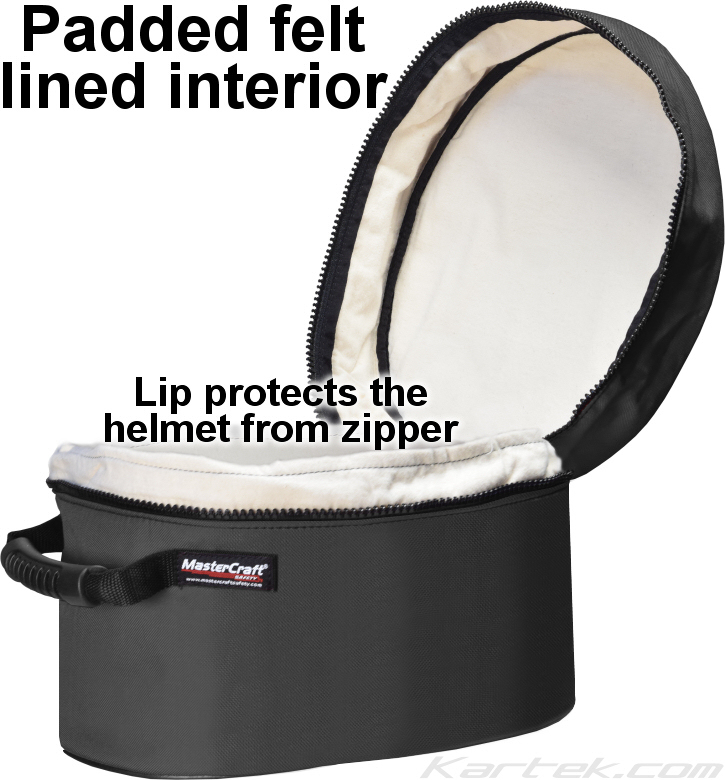Mastercraft Safety 640148 clam shell style padded black helmets bags cases Mastercraft Safety 640148 clam shell style padded black helmets bags cases