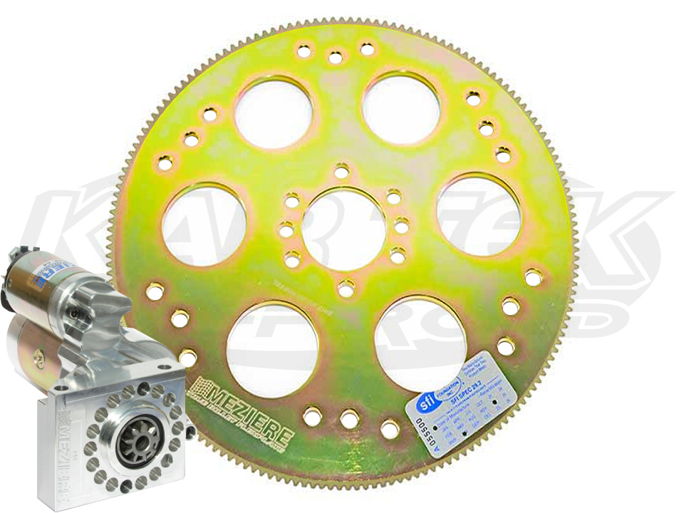 Meziere Enterprises TSF110 Starter And Flexplate Kit With Chevy TST400 Starter And FPT300