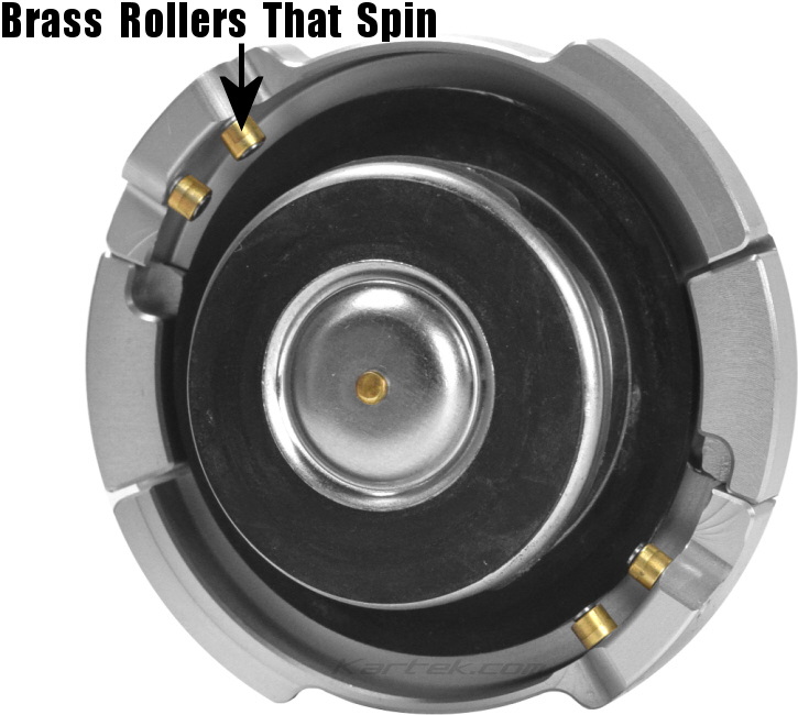 Meziere Enterprises WCC SafeCaps with locking shell brass rollers bearings Meziere Enterprises WCC SafeCaps with locking shell brass rollers bearings