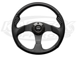 MOMO JET D35 350mm 35パイ モモ ジェット ほぼ未使用 MOMO Jet Steering Wheel 350mm Dia. x Flat Dish Black - Kartek Off-Road