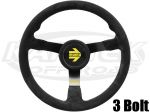 MOMO Mod N38 Stock Car Steering Wheel 380mm Dia. x 87mm Dish, No Stripe