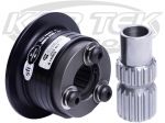 MPI Black Anodized 3 Bolt Grant / Joes Racing / MPI Pattern 3/4" Steering Wheel Quick Disconnect
