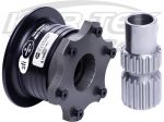 MPI Black Anodized 6 Bolt Momo / Sparco / NRG / MPI Pattern 3/4" Steering Wheel Quick Disconnect