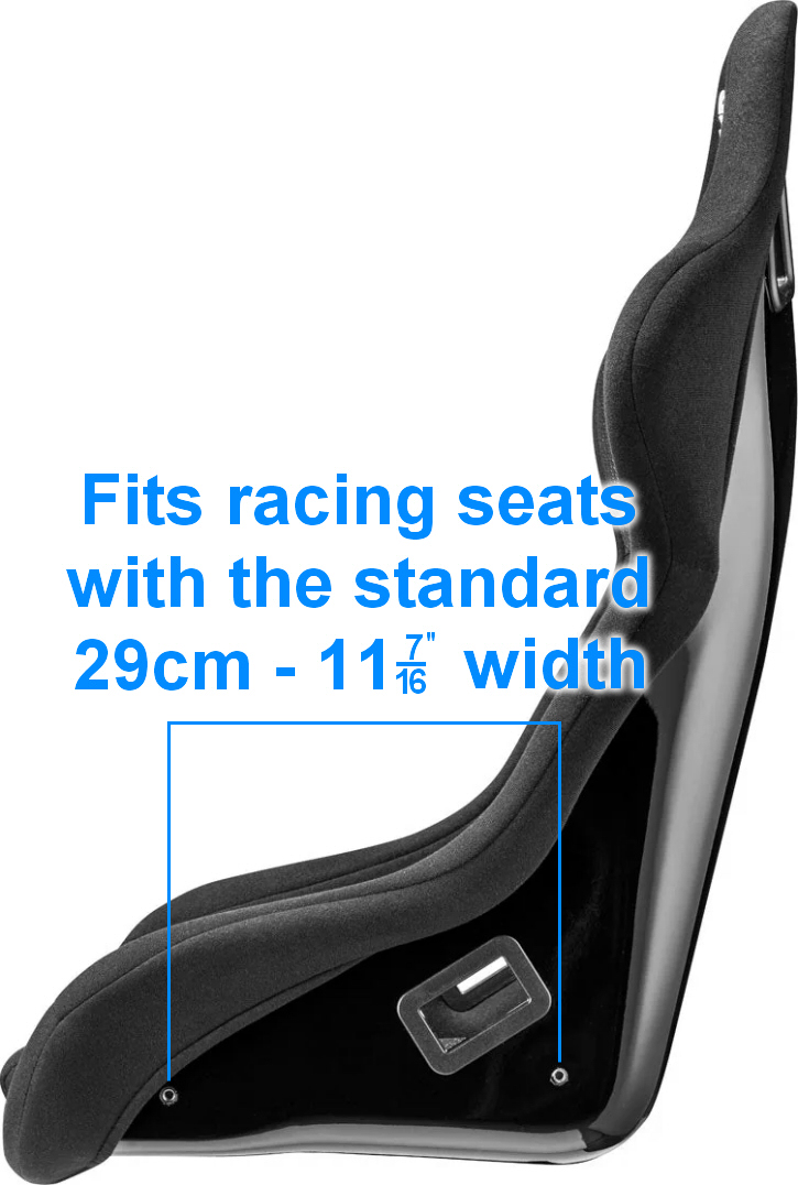 offroad racing carbon fiber and fiberglass seats 29cm 290mm side mounting holes