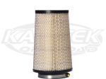 OTR CO10537 Conical 5" Top 6" Btm 9-1/4" Tall 4" Opening Cleanable Air Filter Without Support Stud