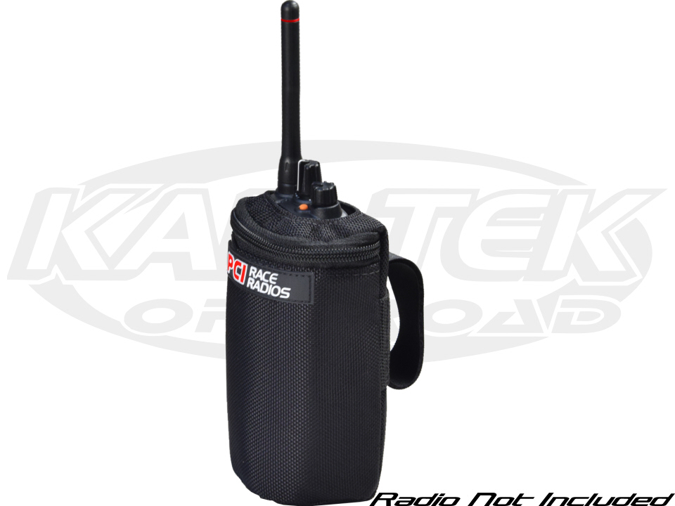 PCI Race Radios 0076 Handheld Radio Pouch With Velcro Belt Loop For