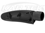 PCI Race Radios 212 Replacement Black Helmet Air Piece Vent Inlet For Standard 1-1/4" Hose
