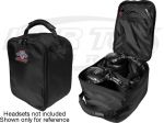 PCI Race Radios 2208 2 Headset Adjustable Compartment Bag 9"x11"x6" Deep With Lid Pouch For Cords