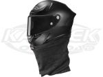 PCI Race Radios 3845 Black Helmet Skirt Includes Velcro Tape Not SFI Rated And Not Fire Retardant