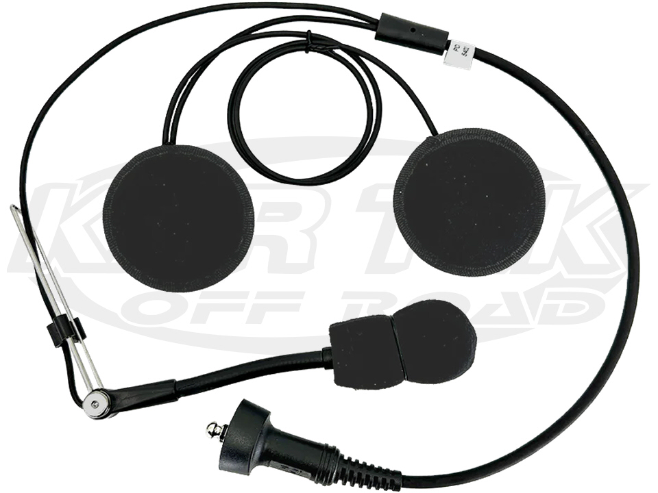 PCI Race Radios 5402 Elite Open Face Offroad Helmet Wiring Kit With Race Speakers No Earjack