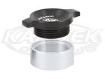Peterson Fluid Systems 08-0611 Aluminum Miniature Oil Cap With Aluminum 1-3/4" OD Weld On Fill Neck