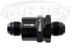Phenix Industries F3236-3 Billet Aluminum Flow Control Valve / Check Valve AN -6 Male To AN -6 Male